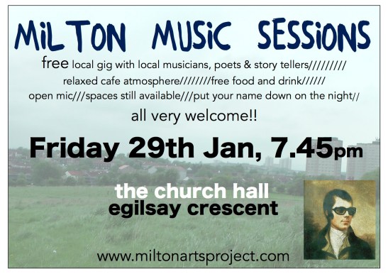 Milton Music Sessions Jan 29th