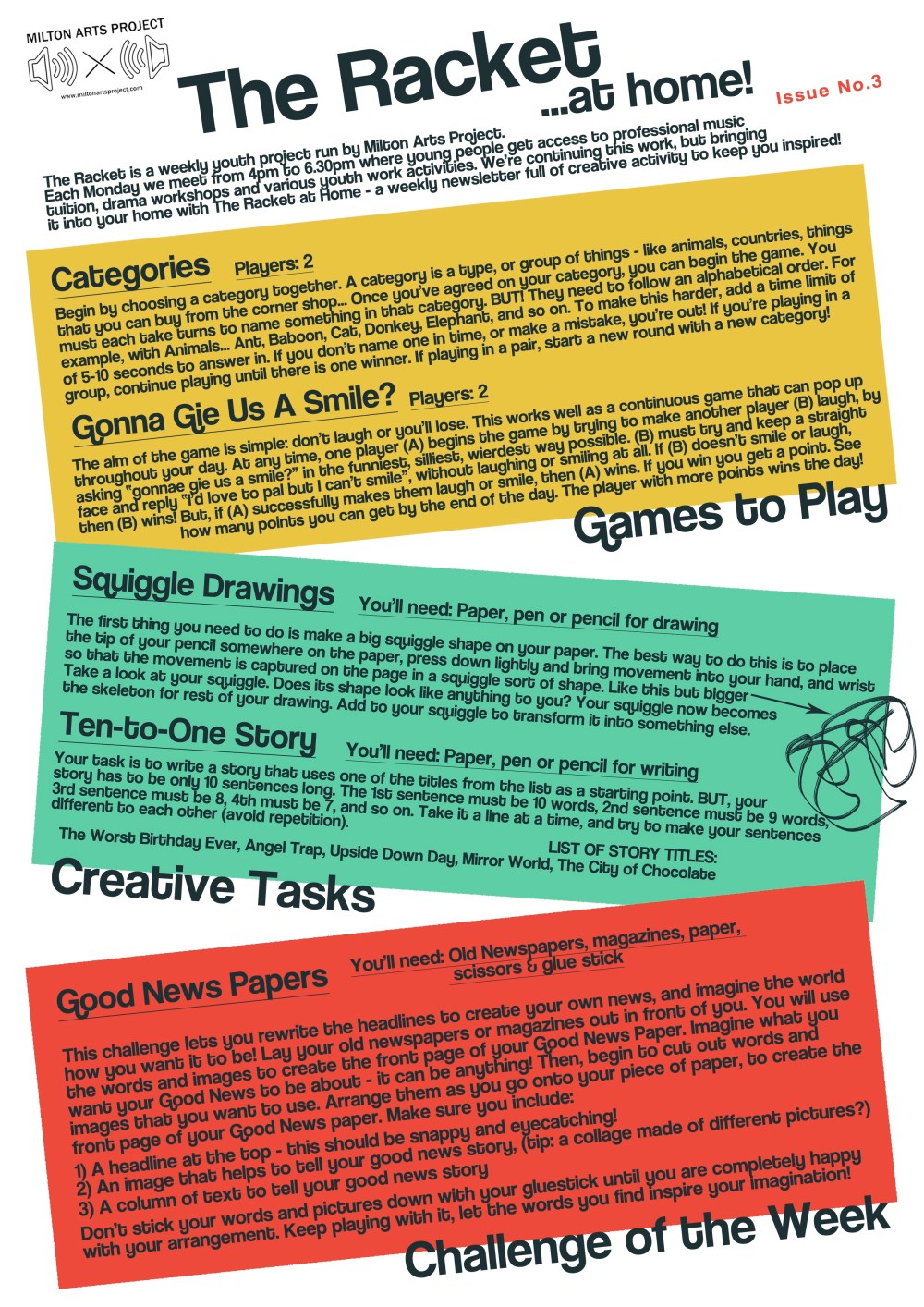 The Racket At Home Issue 3