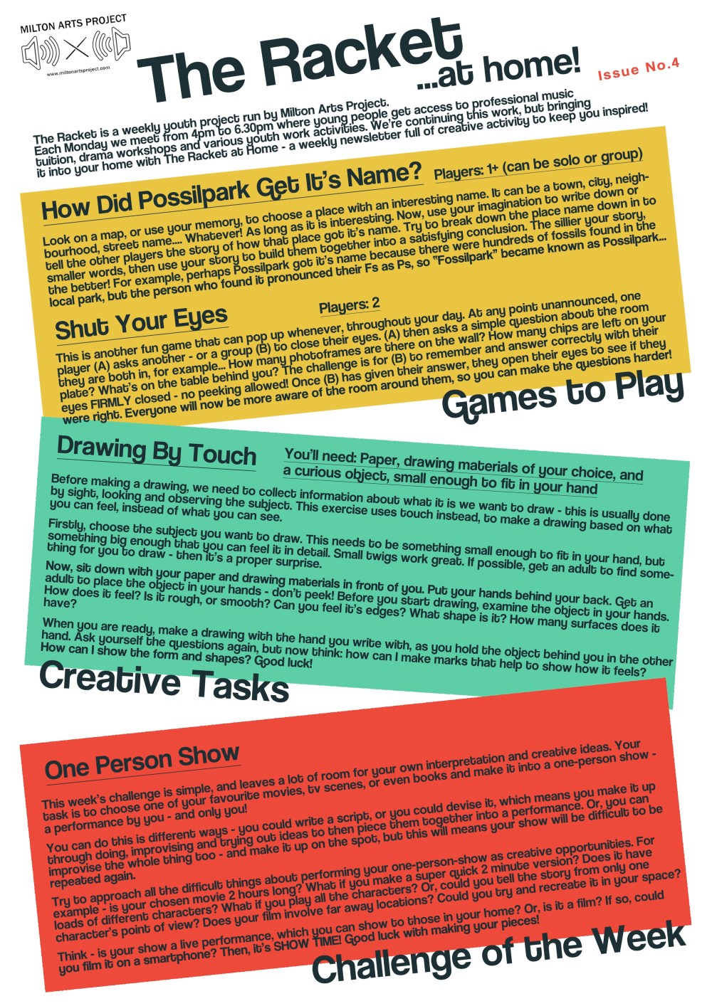 The Racket At Home Issue 4