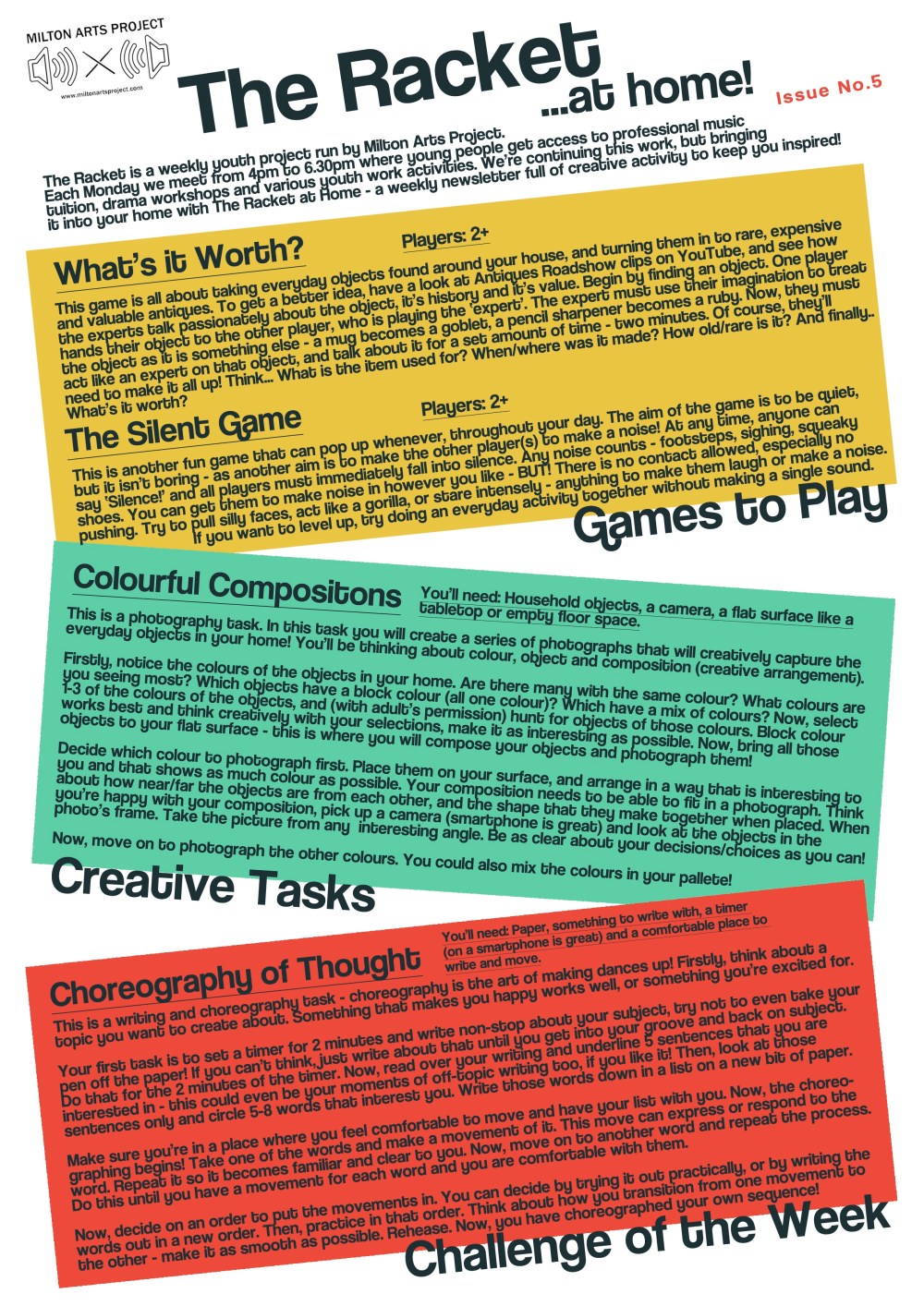 The Racket At Home Issue 5