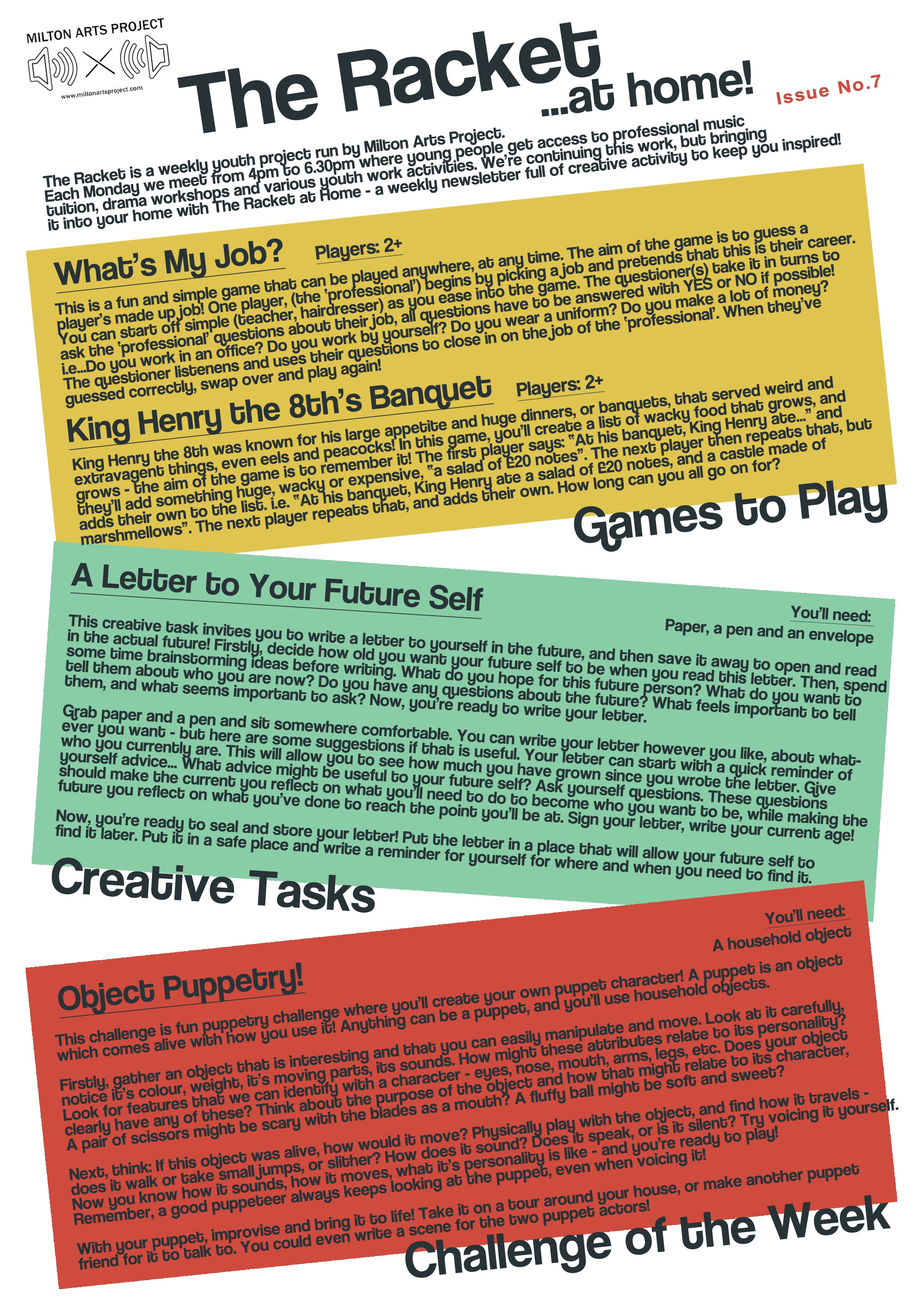 The Racket At Home Issue 7