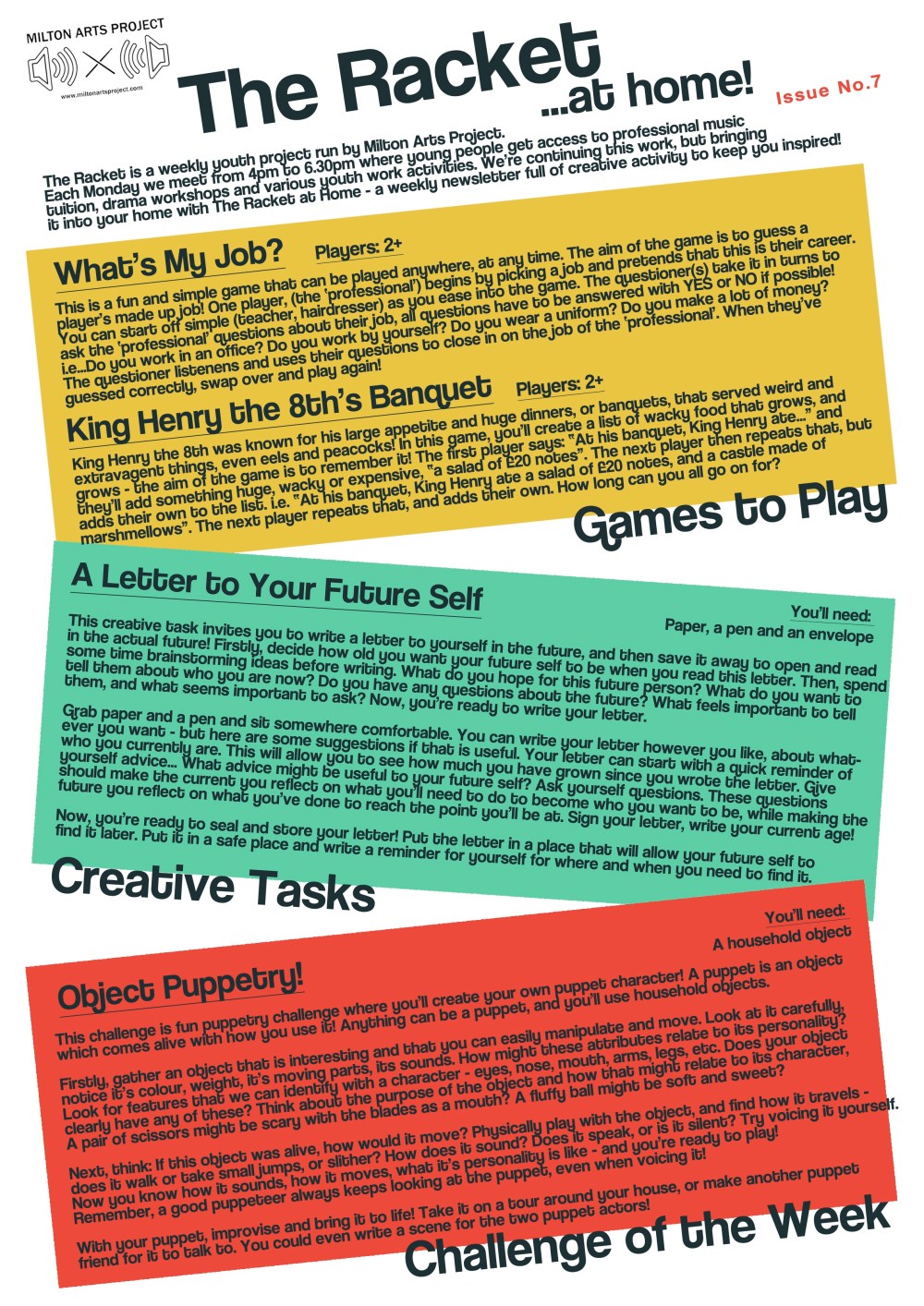 The Racket At Home Issue 7